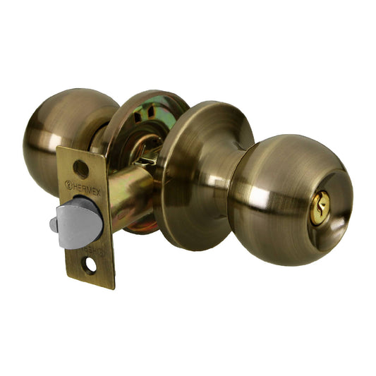 Cerradura tipo esfera, tubular, recámara, antiguo, BASIC