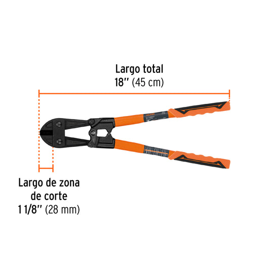 Cortapernos 18', profesional, TRUPER