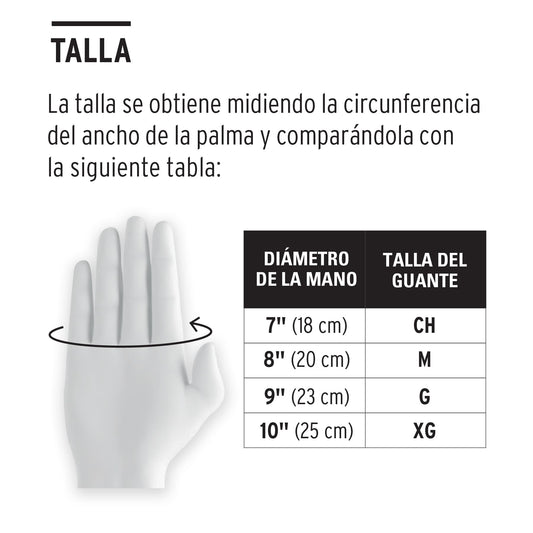 Guantes de nylon recubiertos de poliuretano, M, TRUPER