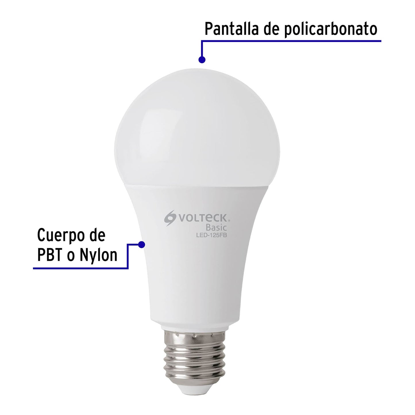 Pack de 4 lámparas LED A19 16 W (equiv. 100 W), luz de día