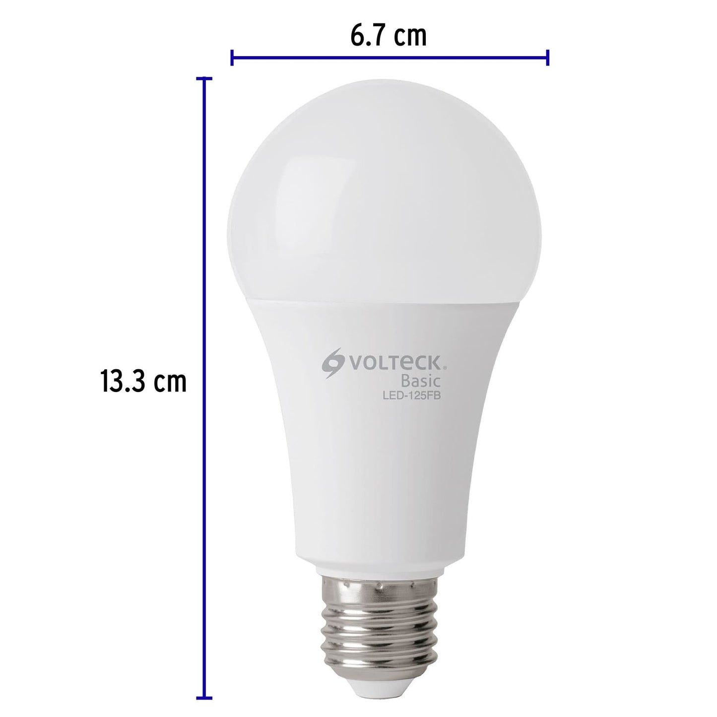 Pack de 4 lámparas LED A19 16 W (equiv. 100 W), luz de día