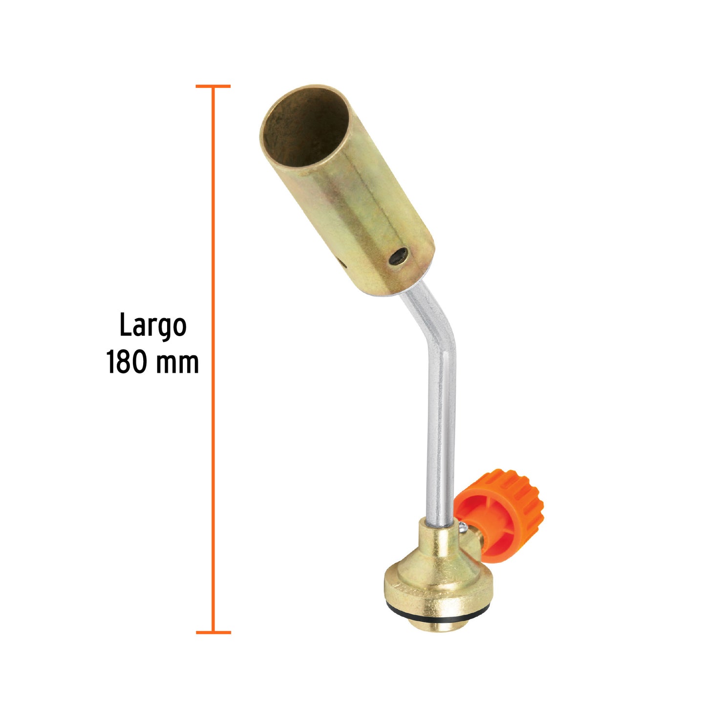 Mechero para lata de gas con válvula roscada, TRUPER