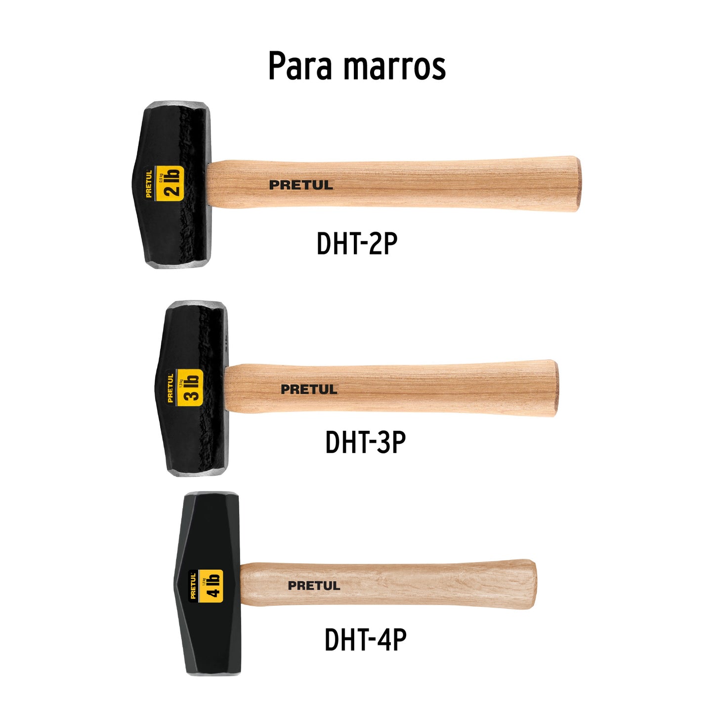 Mango de 12' para marros de 2 a 4 lb, Truper