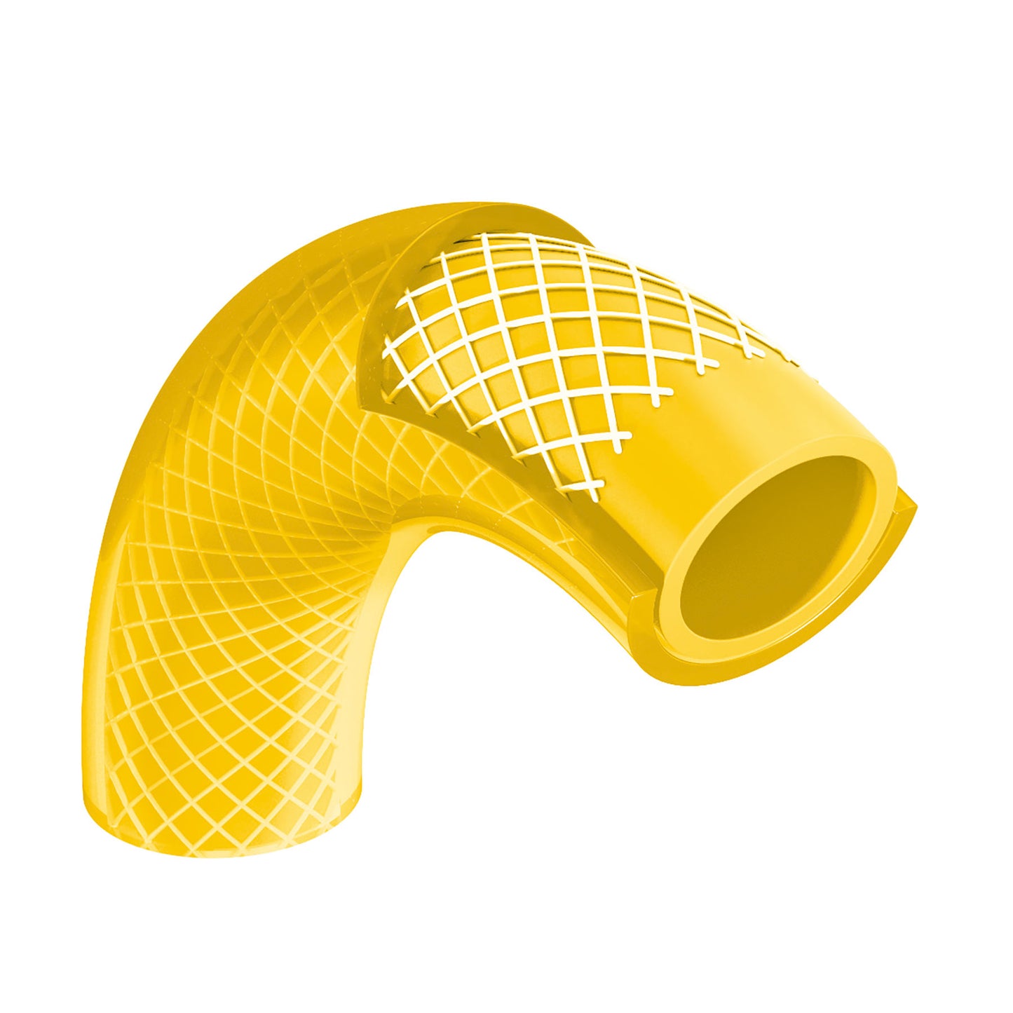 Manguera para gas, PVC amarilla, 3/8'flare, 4 m, FOSET