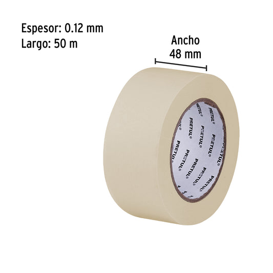 Cinta masking tape de 2' x 50 m, Pretul