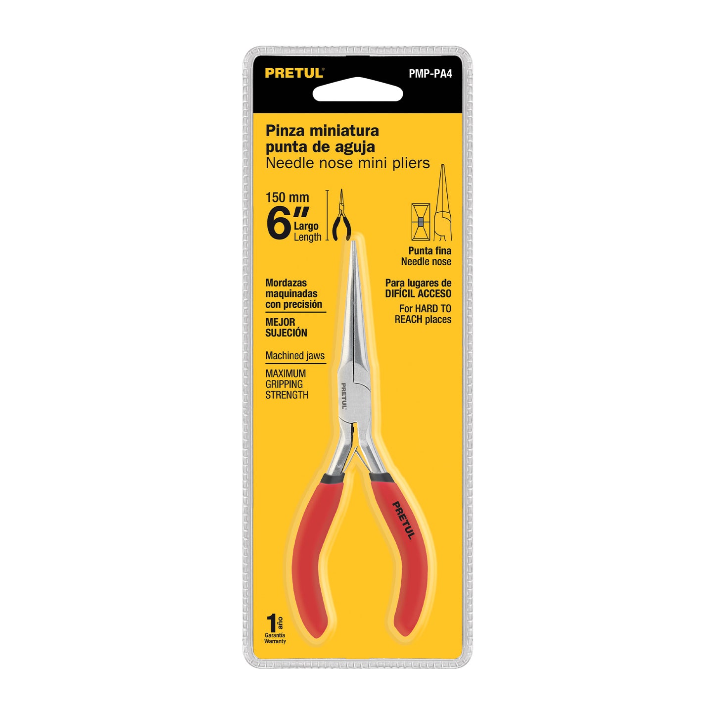 Mini pinza de punta de aguja 6', Pretul