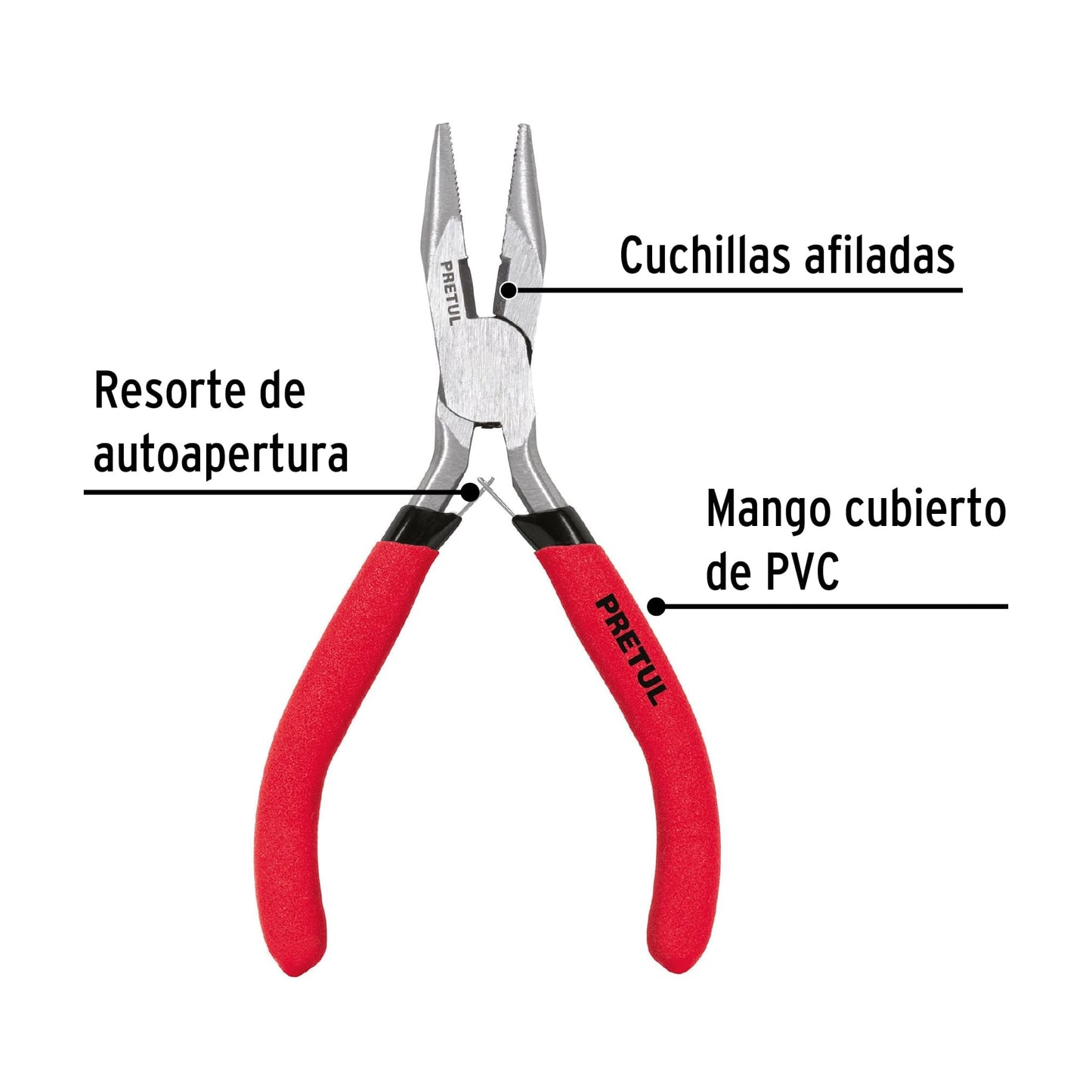 Mini pinza de punta y corte 5', Pretul