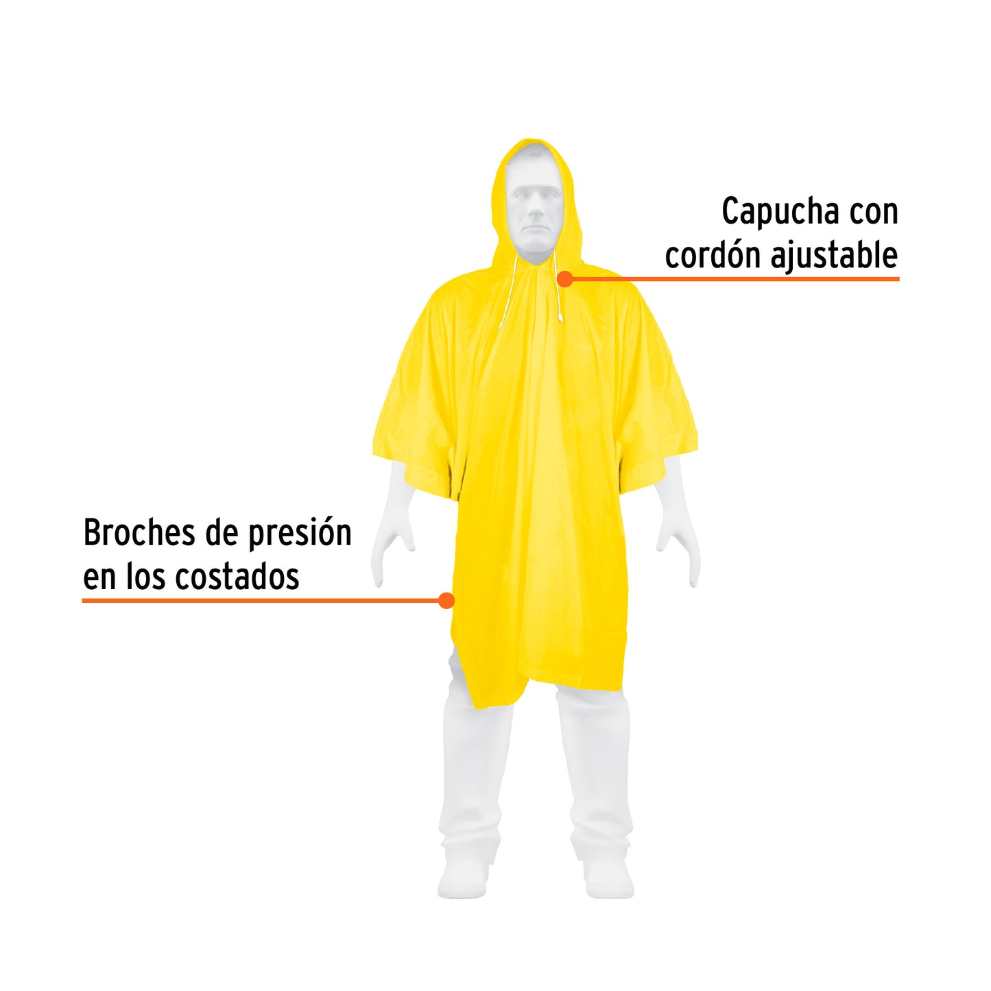 Poncho o capamanga de PVC, Truper