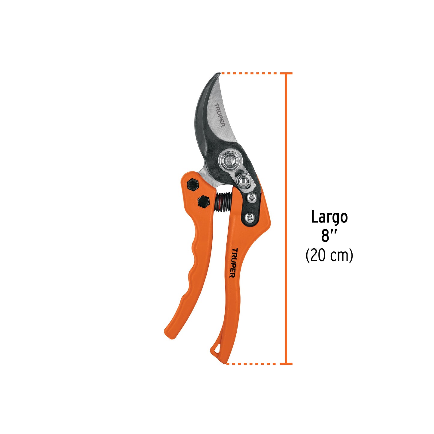 Tijera para poda 8' de nylon con cuchillas acero SK5, Truper