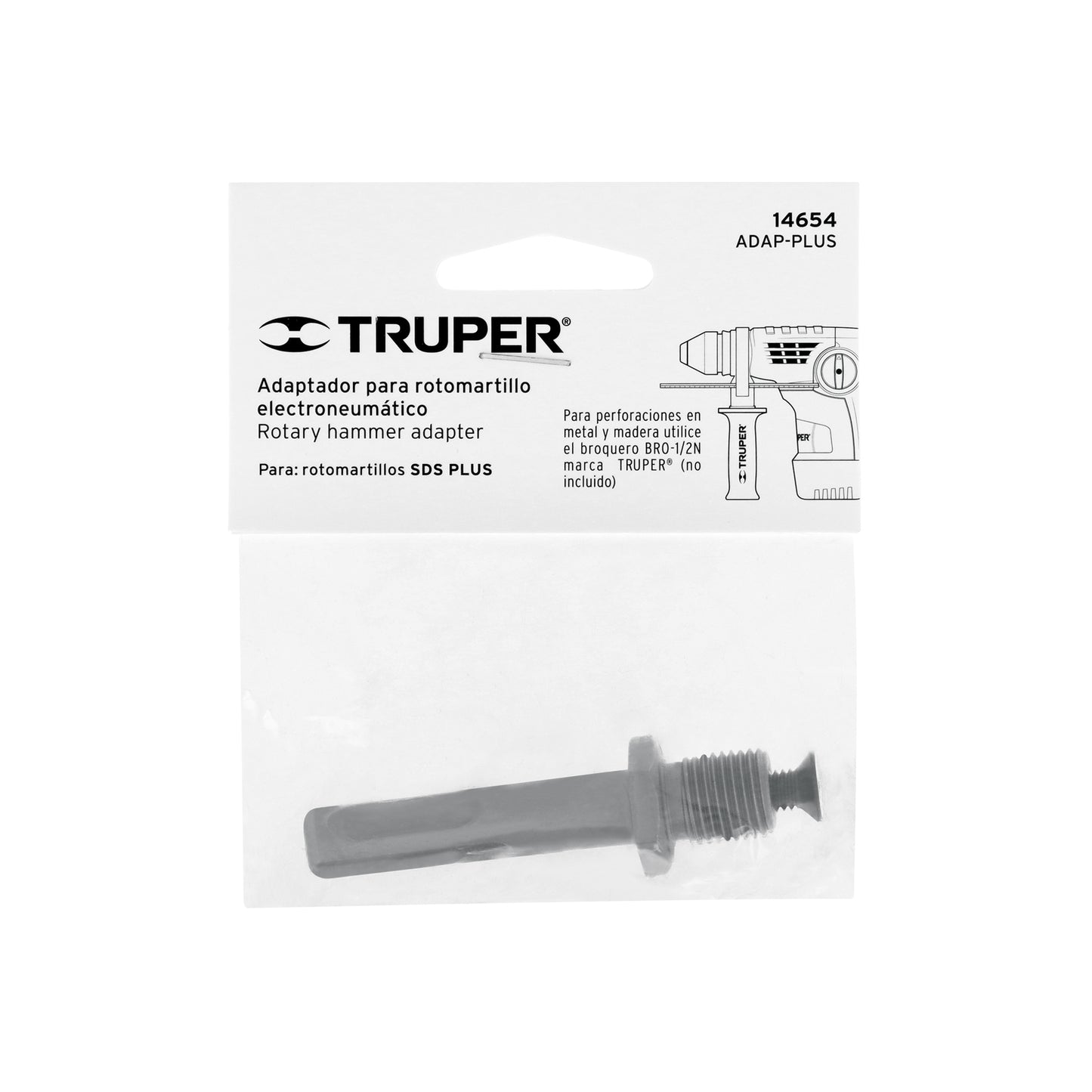 Adaptador para rotomartillos, SDS PLUS, Truper