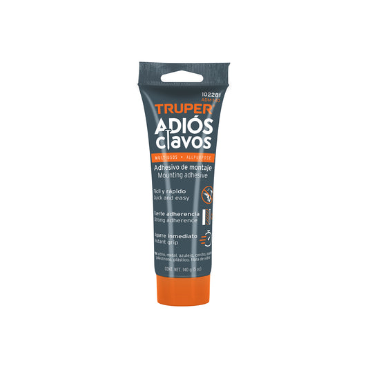 Adhesivo de montaje Adiós clavos, 140 g, Truper