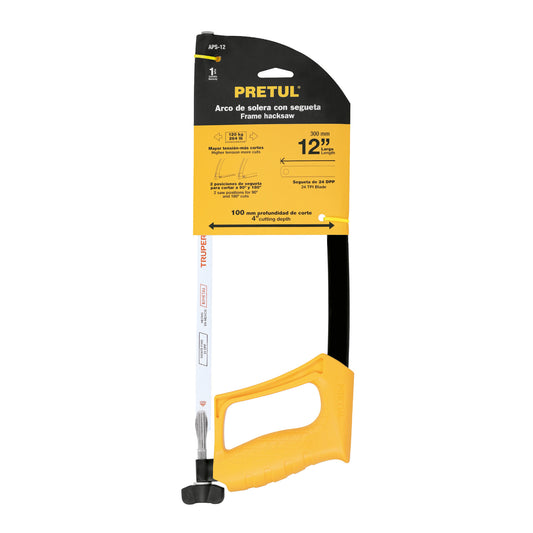 Arco 12' de solera para segueta, Pretul