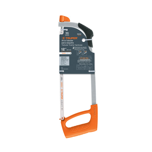 Arco 12' profesional tubular de acero para segueta, Truper
