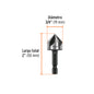 Avellanador HSS cambio rápido 3/4', Truper