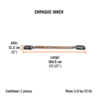 Cavador mangos de madera 48', Truper