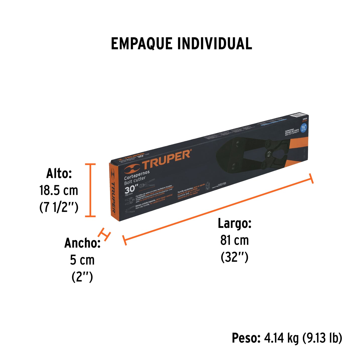 Cortapernos 30', profesional, TRUPER
