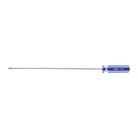 Desarmador de cruz 1/8' x 8' mango de PVC, Pretul