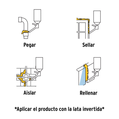Espuma expansiva de poliuretano, 750 ml, TRUPER