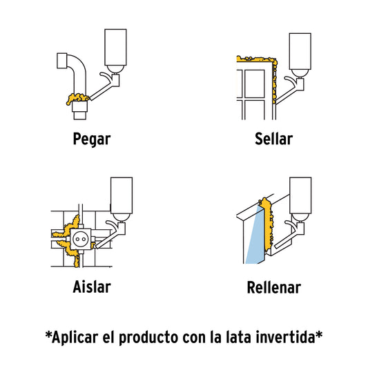 Espuma expansiva de poliuretano, 750 ml, TRUPER