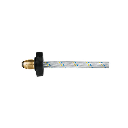 Manguera pigtail, aluminio, 7/16' x 7/8', 55 cm, FOSET