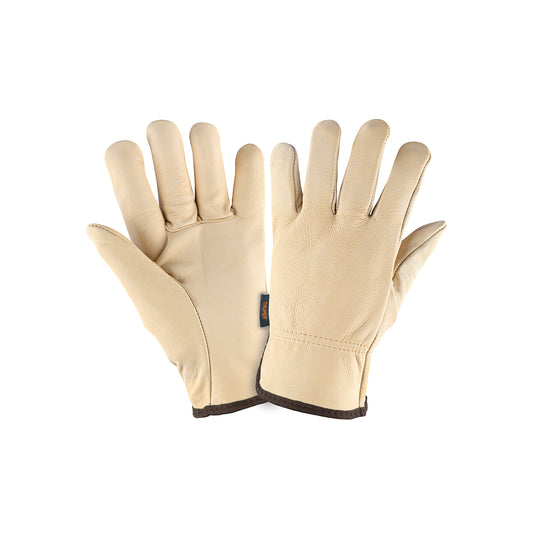 Guantes de piel de res tipo operador, TRUPER