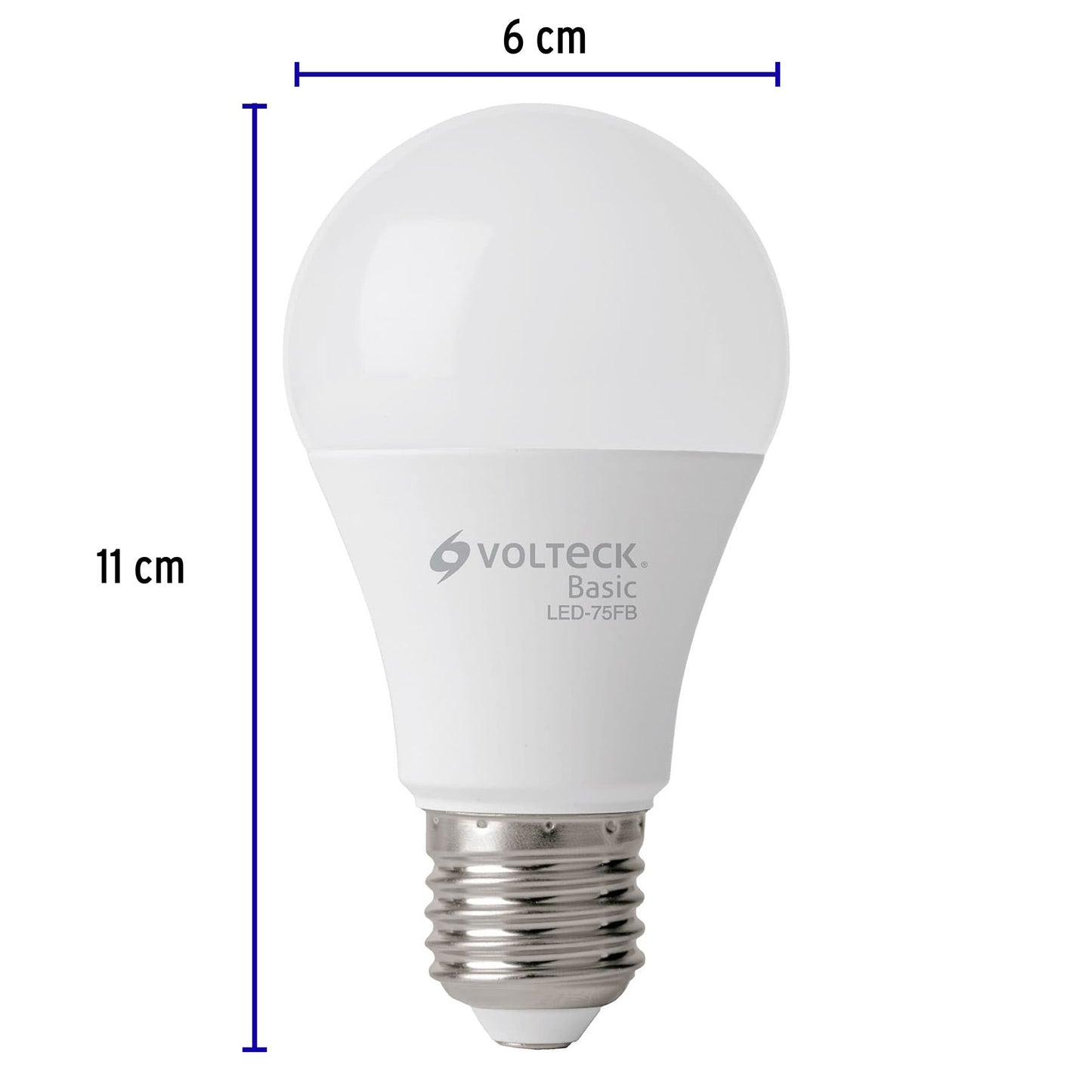 Pack de 4 lámparas LED A19 10 W (equiv. 75 W), luz de día