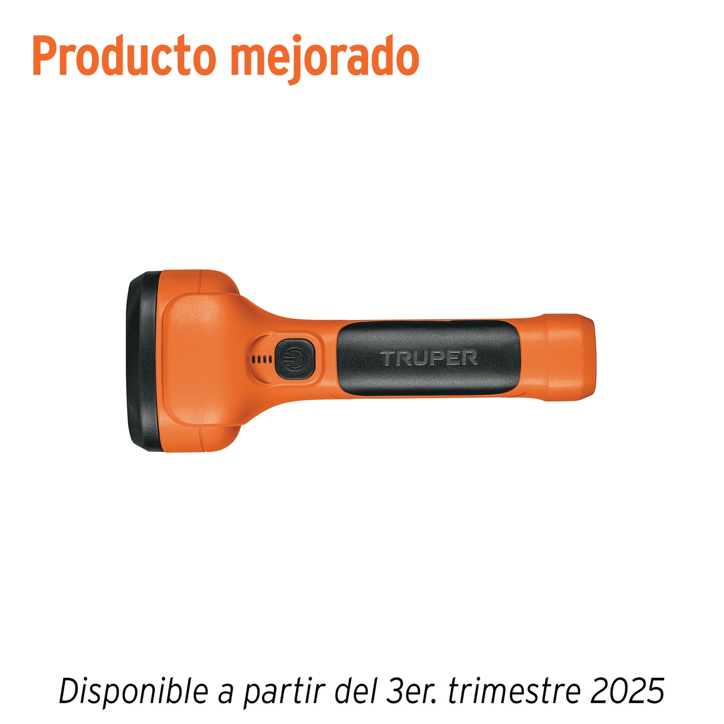 Linterna plástica de LED 350 lm, recargable, TRUPER