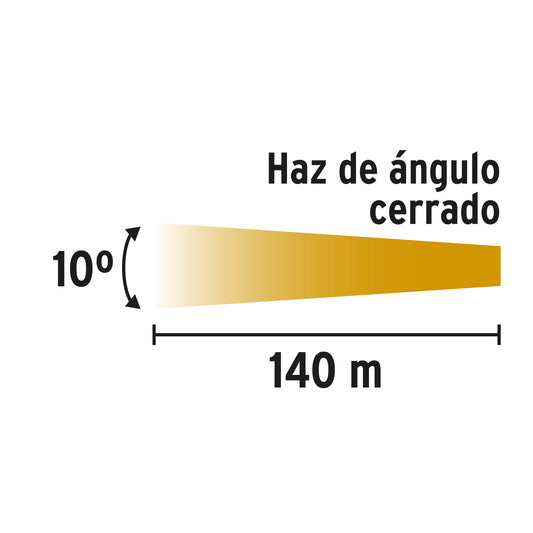 Linterna plástica de LED, 180 lm, recargable, PRETUL