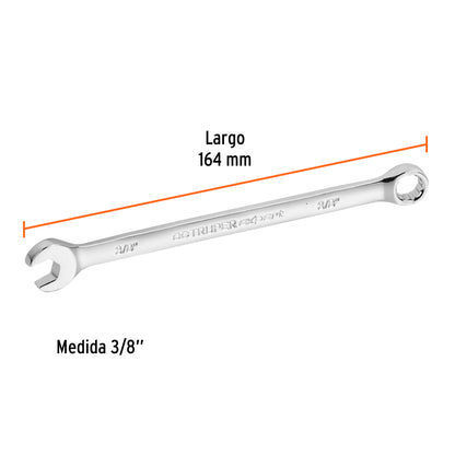 Llave combinada extralarga 3/8' x 164 mm de largo, Expert