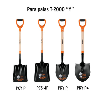 Mango de reposición para pala T-2000, puño offset 'Y', 26'