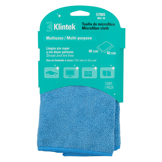 Toalla de microfibra de 40 X 40 cm, KLINTEK