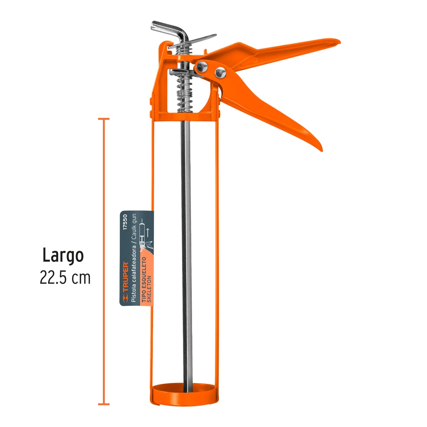 Pistola calafateadora tipo esqueleto, TRUPER