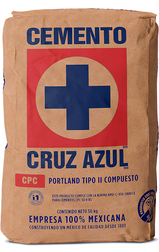 Cemento Cruz Azul por Tonelada (20 Bultos de 50 kg)